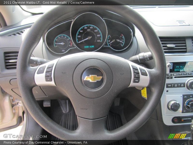 Gold Mist Metallic / Cocoa/Cashmere 2011 Chevrolet Malibu LT