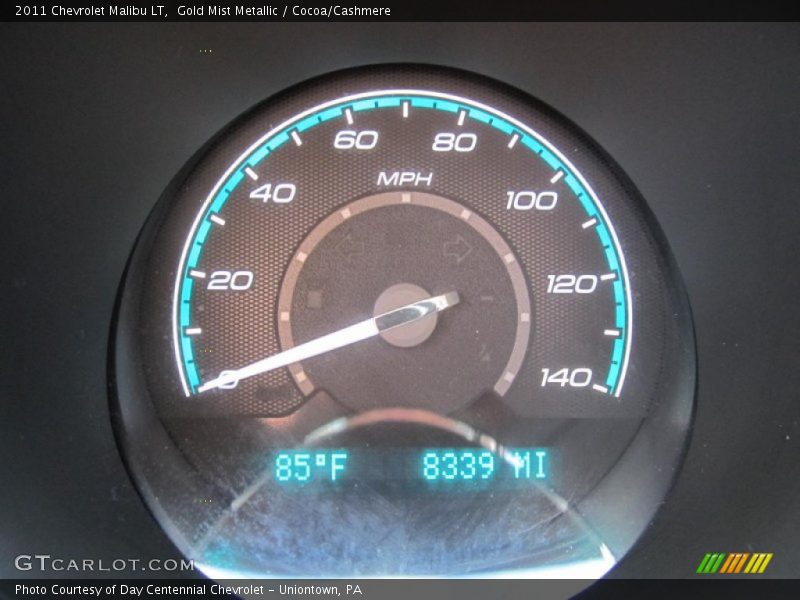 Gold Mist Metallic / Cocoa/Cashmere 2011 Chevrolet Malibu LT