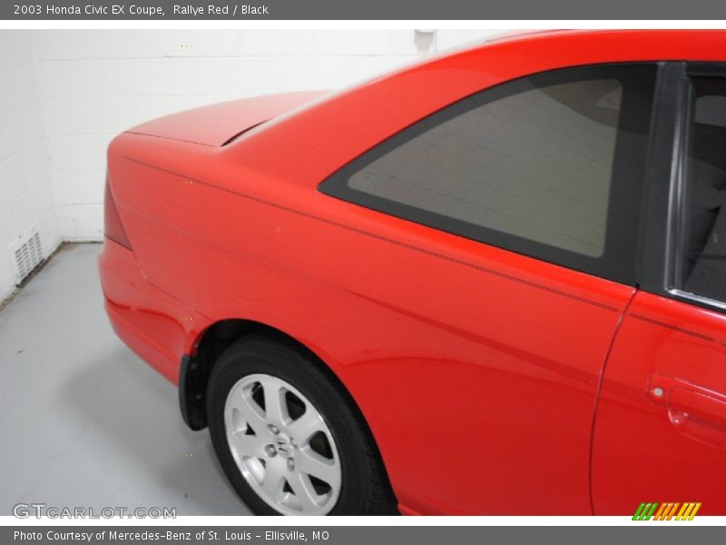 Rallye Red / Black 2003 Honda Civic EX Coupe