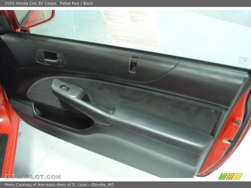 Rallye Red / Black 2003 Honda Civic EX Coupe