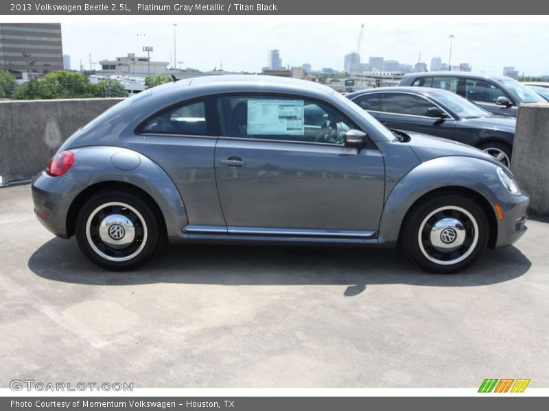 Platinum Gray Metallic / Titan Black 2013 Volkswagen Beetle 2.5L