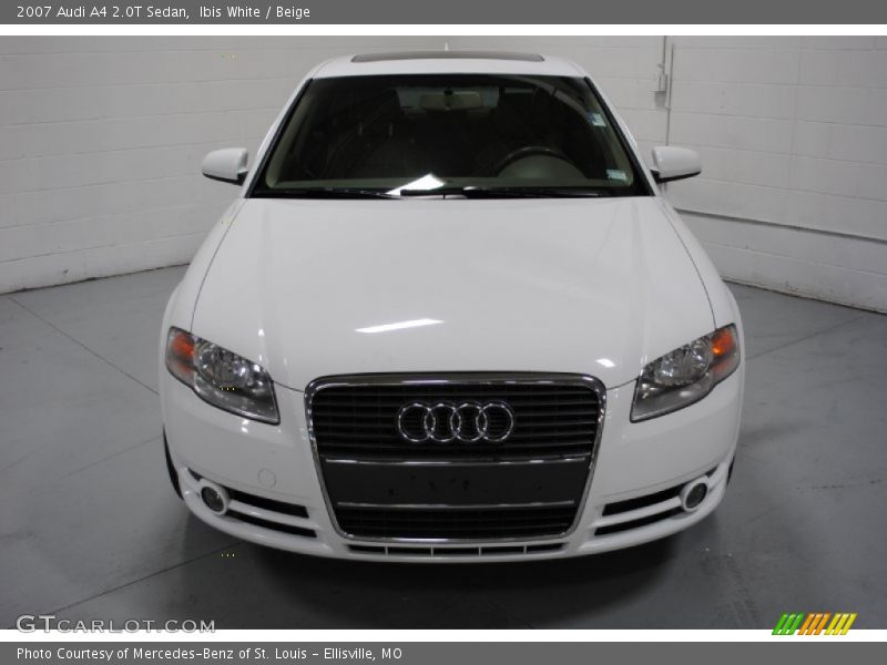 Ibis White / Beige 2007 Audi A4 2.0T Sedan