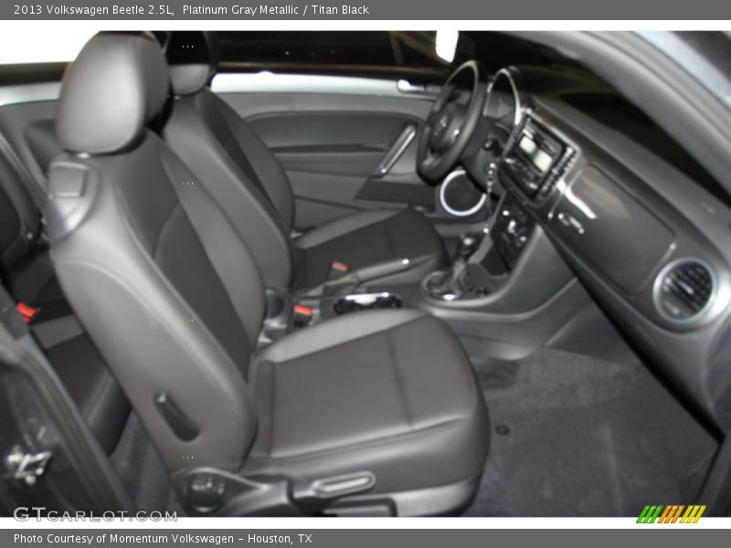 Platinum Gray Metallic / Titan Black 2013 Volkswagen Beetle 2.5L