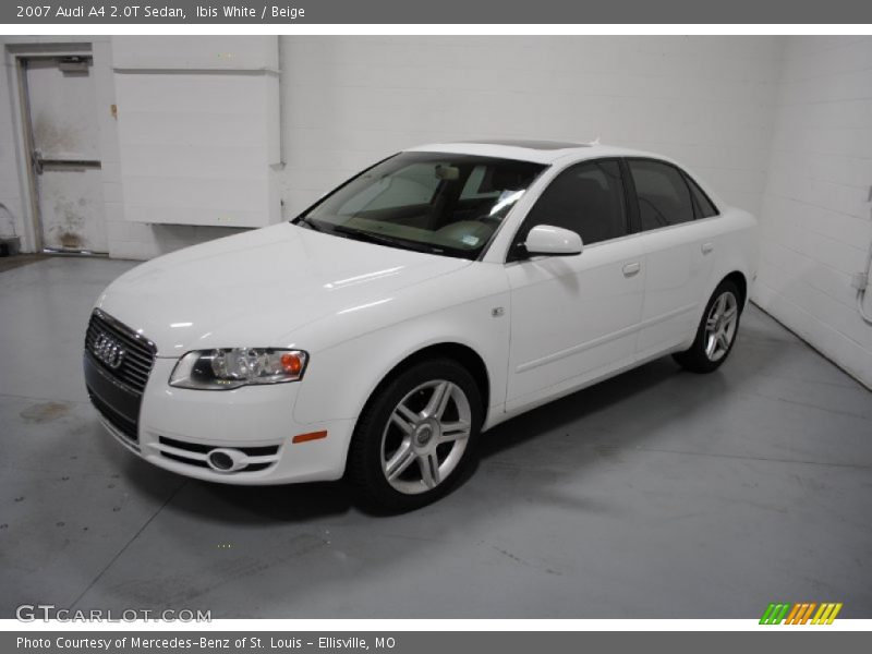 Ibis White / Beige 2007 Audi A4 2.0T Sedan