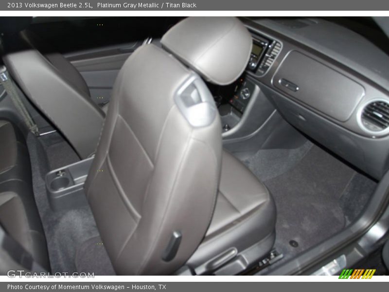 Platinum Gray Metallic / Titan Black 2013 Volkswagen Beetle 2.5L