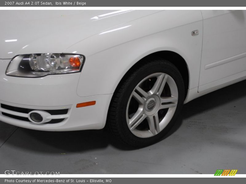 Ibis White / Beige 2007 Audi A4 2.0T Sedan