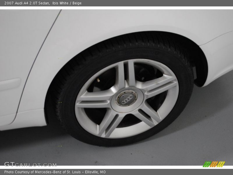 Ibis White / Beige 2007 Audi A4 2.0T Sedan
