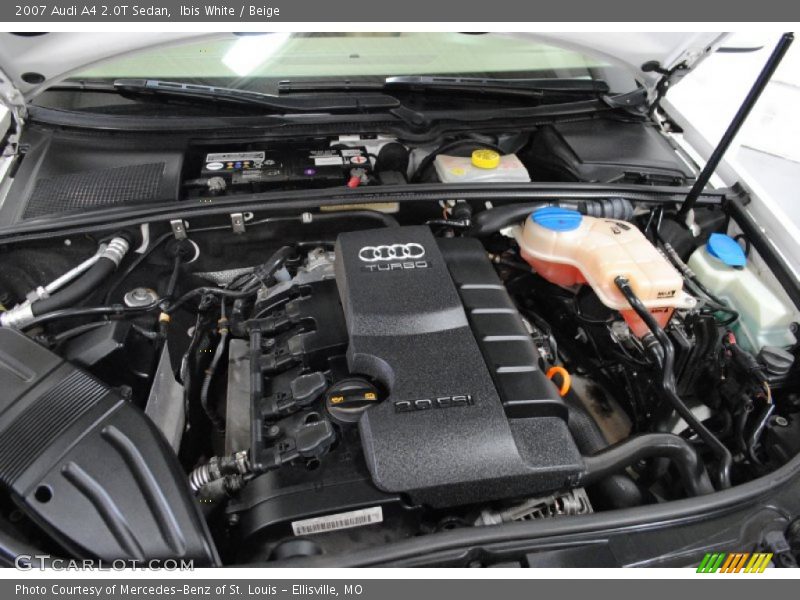 Ibis White / Beige 2007 Audi A4 2.0T Sedan