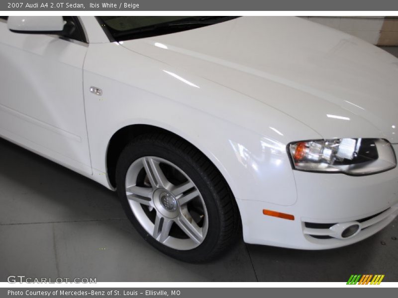 Ibis White / Beige 2007 Audi A4 2.0T Sedan