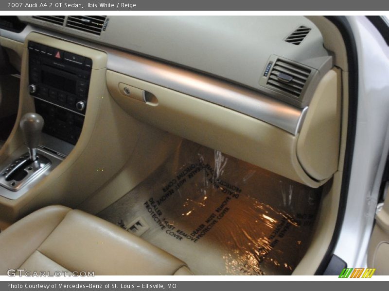 Ibis White / Beige 2007 Audi A4 2.0T Sedan