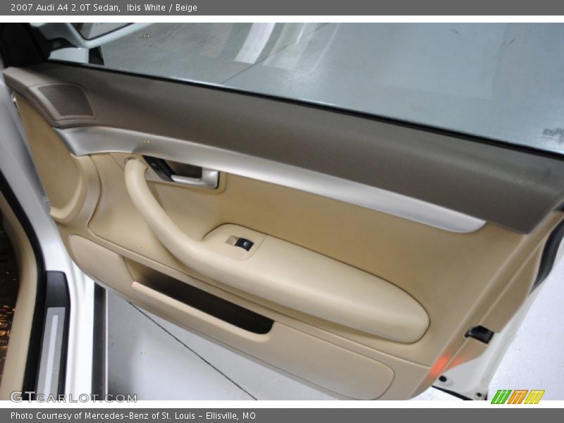 Ibis White / Beige 2007 Audi A4 2.0T Sedan