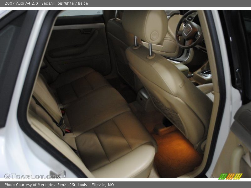 Ibis White / Beige 2007 Audi A4 2.0T Sedan