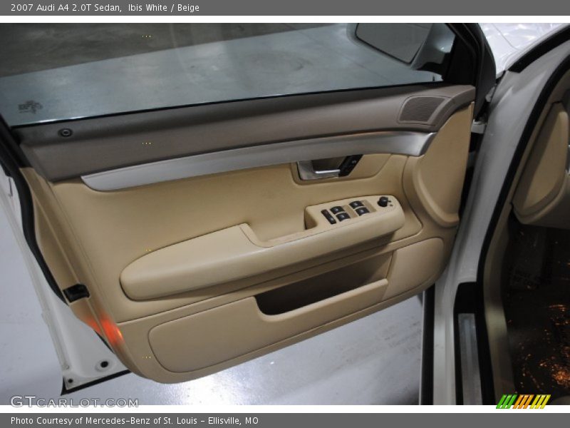 Ibis White / Beige 2007 Audi A4 2.0T Sedan