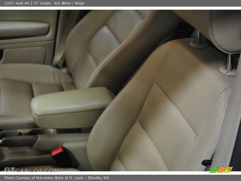 Ibis White / Beige 2007 Audi A4 2.0T Sedan