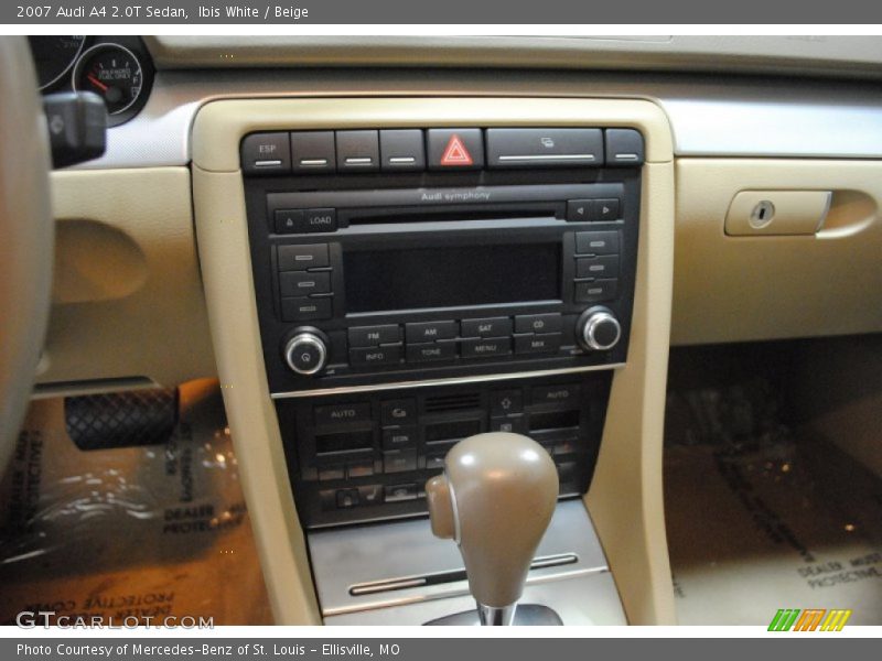 Ibis White / Beige 2007 Audi A4 2.0T Sedan