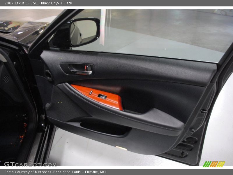 Black Onyx / Black 2007 Lexus ES 350