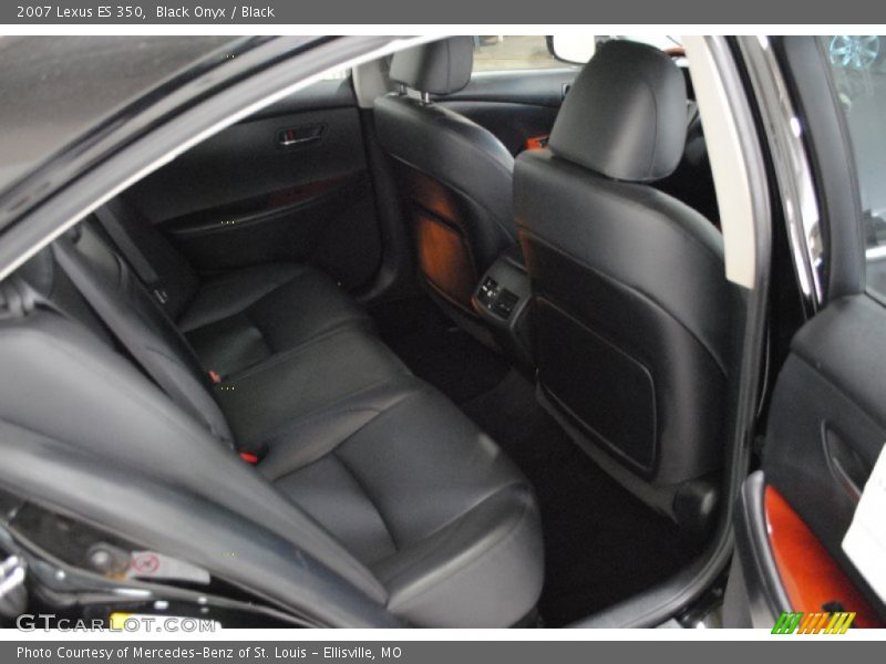 Black Onyx / Black 2007 Lexus ES 350