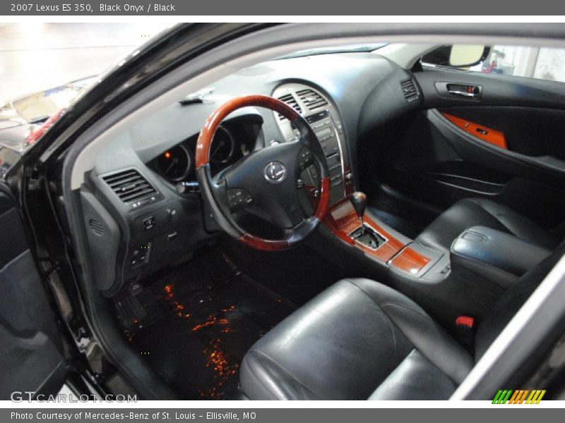 Black Onyx / Black 2007 Lexus ES 350