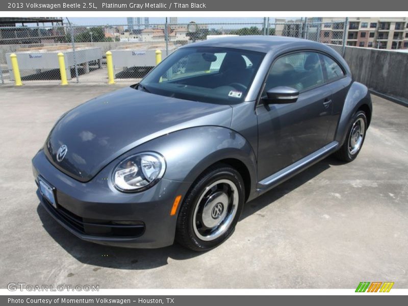 Platinum Gray Metallic / Titan Black 2013 Volkswagen Beetle 2.5L