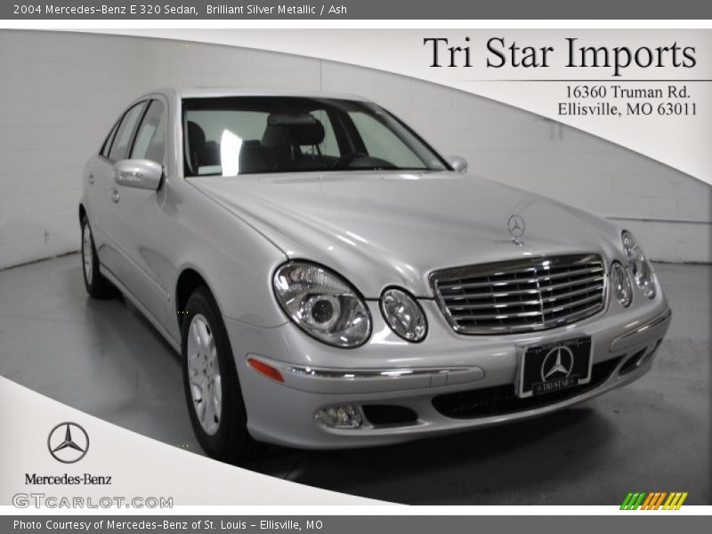 Brilliant Silver Metallic / Ash 2004 Mercedes-Benz E 320 Sedan