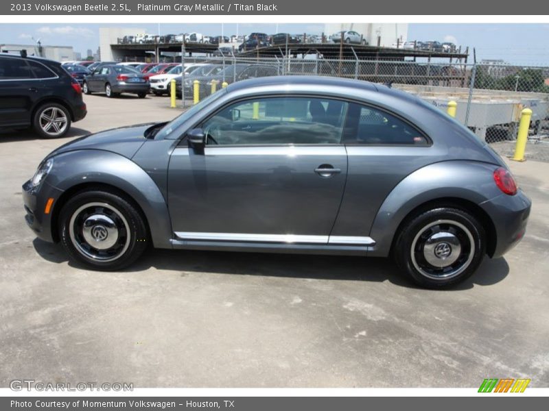 Platinum Gray Metallic / Titan Black 2013 Volkswagen Beetle 2.5L