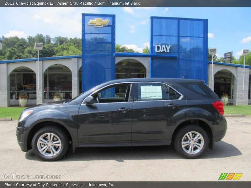 Ashen Gray Metallic / Light Titanium/Jet Black 2012 Chevrolet Equinox LS