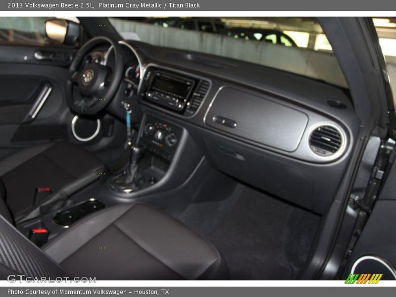Platinum Gray Metallic / Titan Black 2013 Volkswagen Beetle 2.5L
