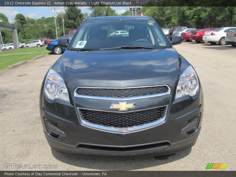 Ashen Gray Metallic / Light Titanium/Jet Black 2012 Chevrolet Equinox LS