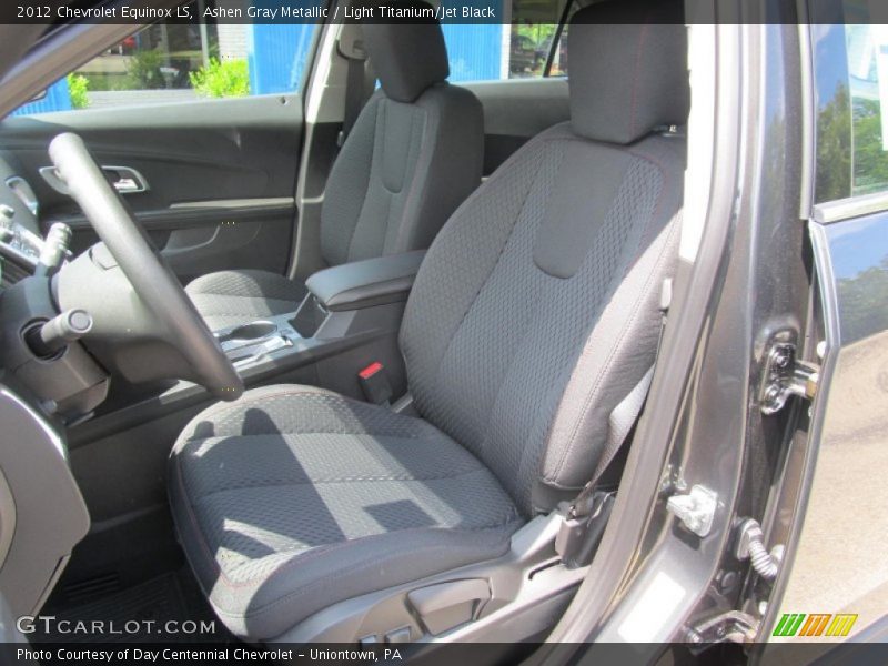 Ashen Gray Metallic / Light Titanium/Jet Black 2012 Chevrolet Equinox LS