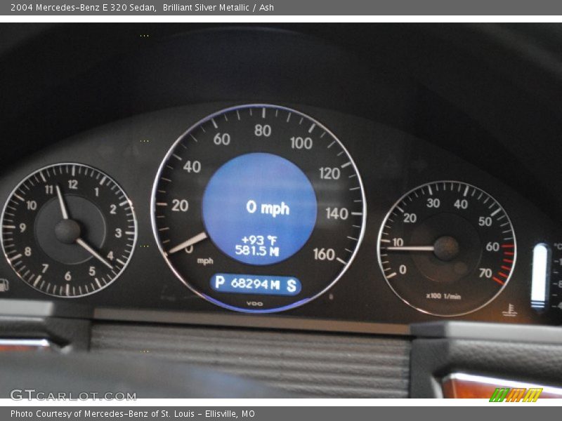 Brilliant Silver Metallic / Ash 2004 Mercedes-Benz E 320 Sedan