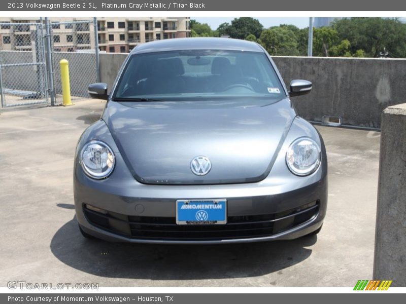 Platinum Gray Metallic / Titan Black 2013 Volkswagen Beetle 2.5L