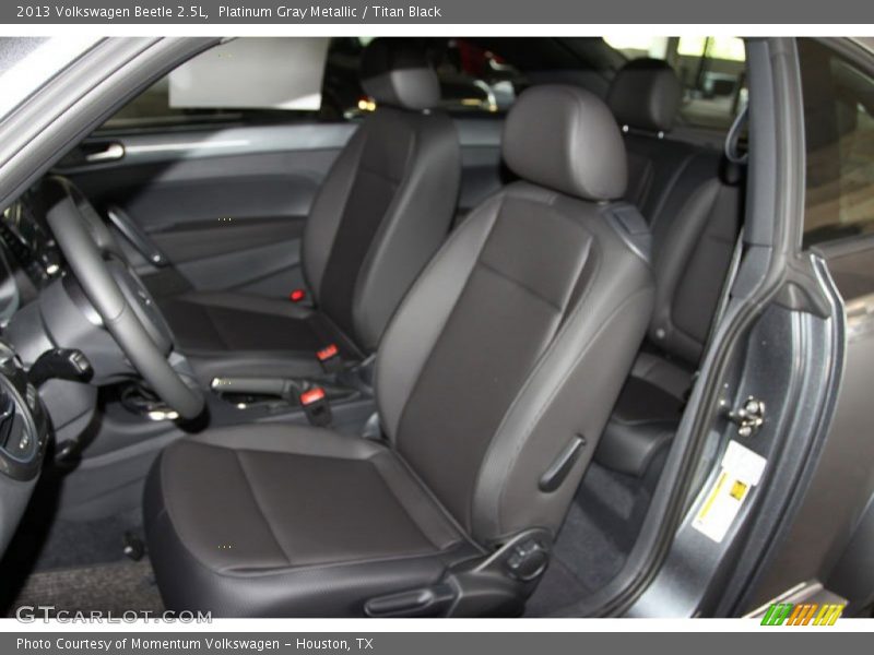 Platinum Gray Metallic / Titan Black 2013 Volkswagen Beetle 2.5L