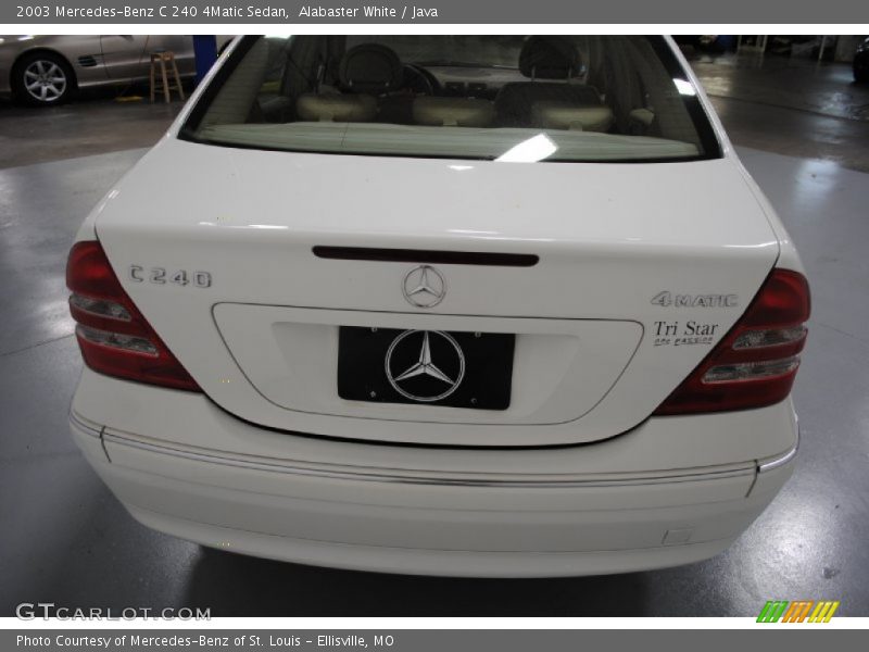 Alabaster White / Java 2003 Mercedes-Benz C 240 4Matic Sedan