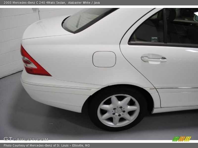 Alabaster White / Java 2003 Mercedes-Benz C 240 4Matic Sedan
