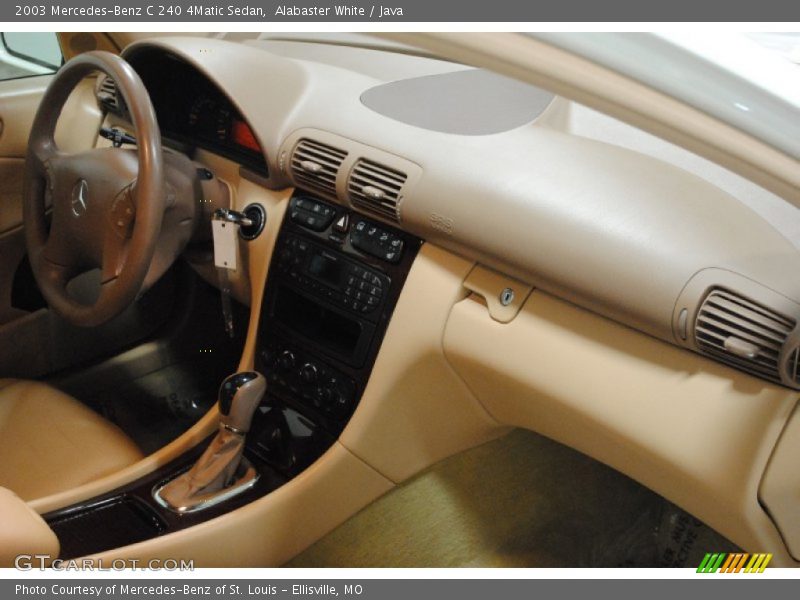Alabaster White / Java 2003 Mercedes-Benz C 240 4Matic Sedan