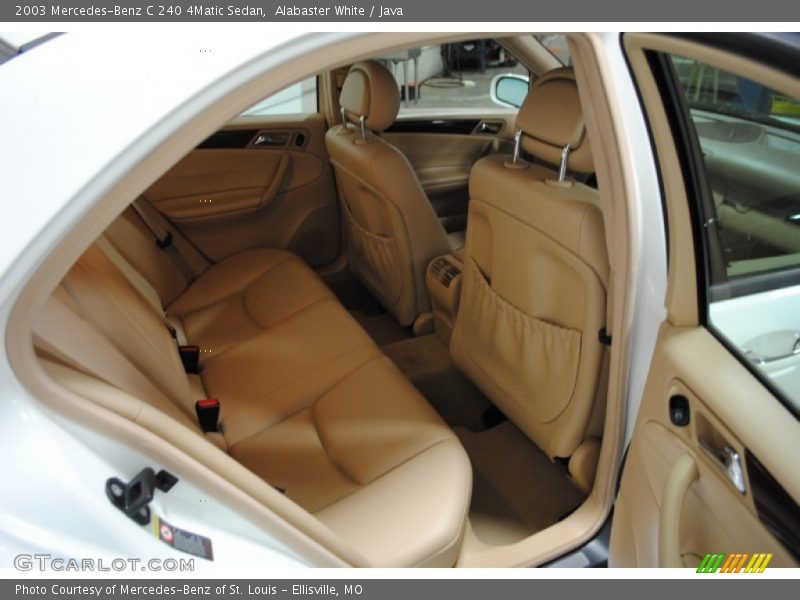 Alabaster White / Java 2003 Mercedes-Benz C 240 4Matic Sedan