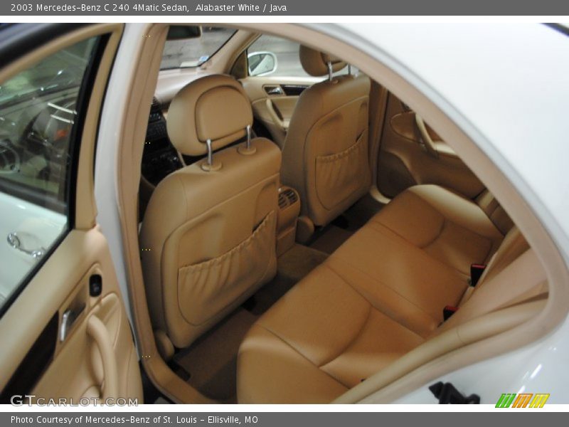 Alabaster White / Java 2003 Mercedes-Benz C 240 4Matic Sedan