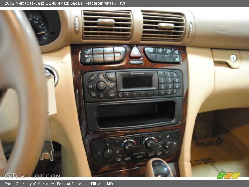 Alabaster White / Java 2003 Mercedes-Benz C 240 4Matic Sedan
