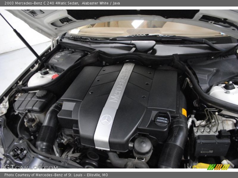Alabaster White / Java 2003 Mercedes-Benz C 240 4Matic Sedan