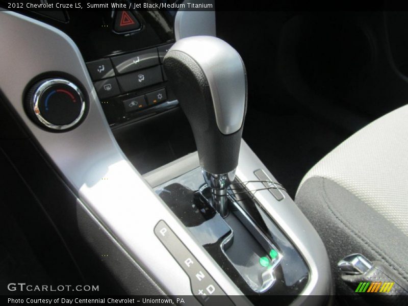 Summit White / Jet Black/Medium Titanium 2012 Chevrolet Cruze LS