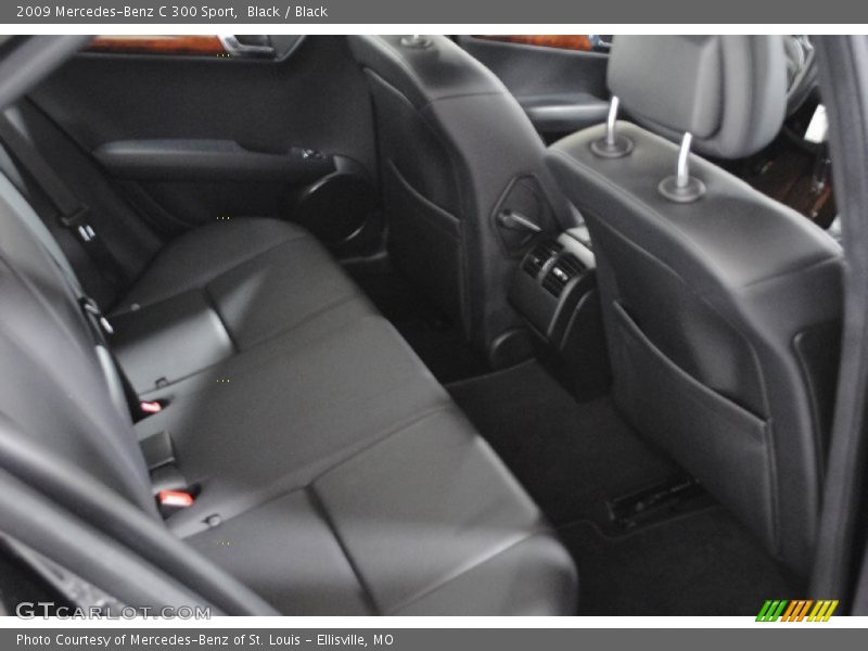 Black / Black 2009 Mercedes-Benz C 300 Sport