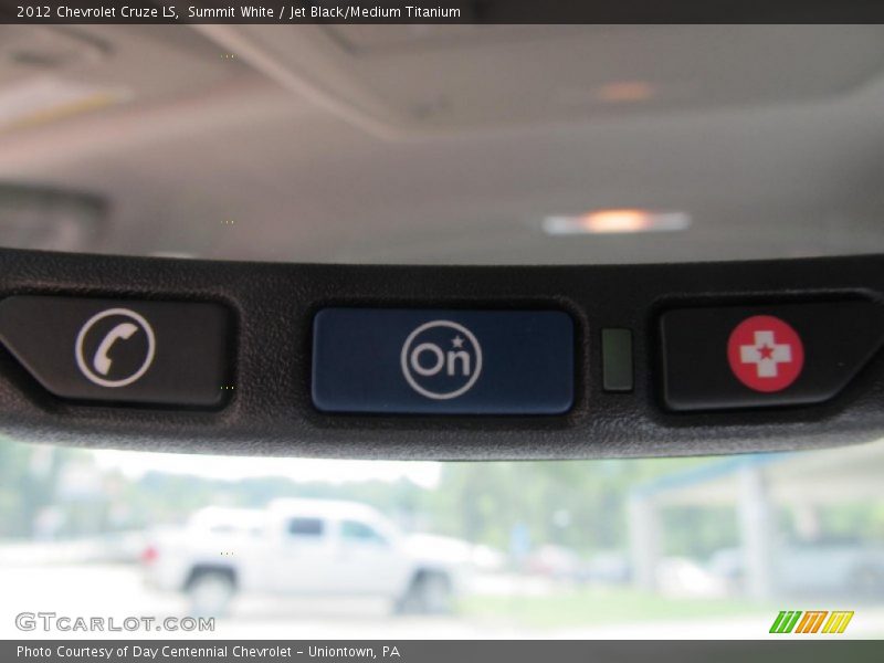 Summit White / Jet Black/Medium Titanium 2012 Chevrolet Cruze LS
