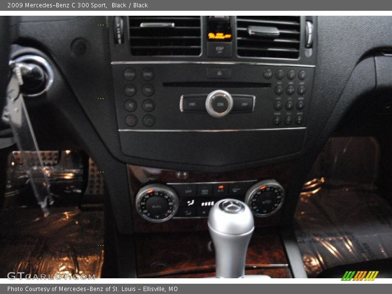 Black / Black 2009 Mercedes-Benz C 300 Sport