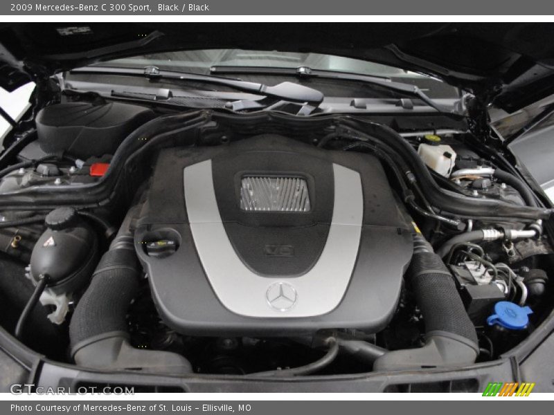 Black / Black 2009 Mercedes-Benz C 300 Sport