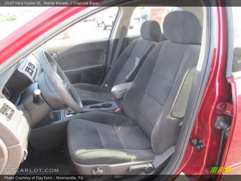 Merlot Metallic / Charcoal Black 2007 Ford Fusion SE