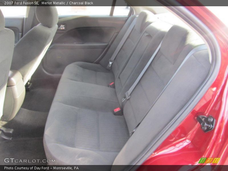 Merlot Metallic / Charcoal Black 2007 Ford Fusion SE