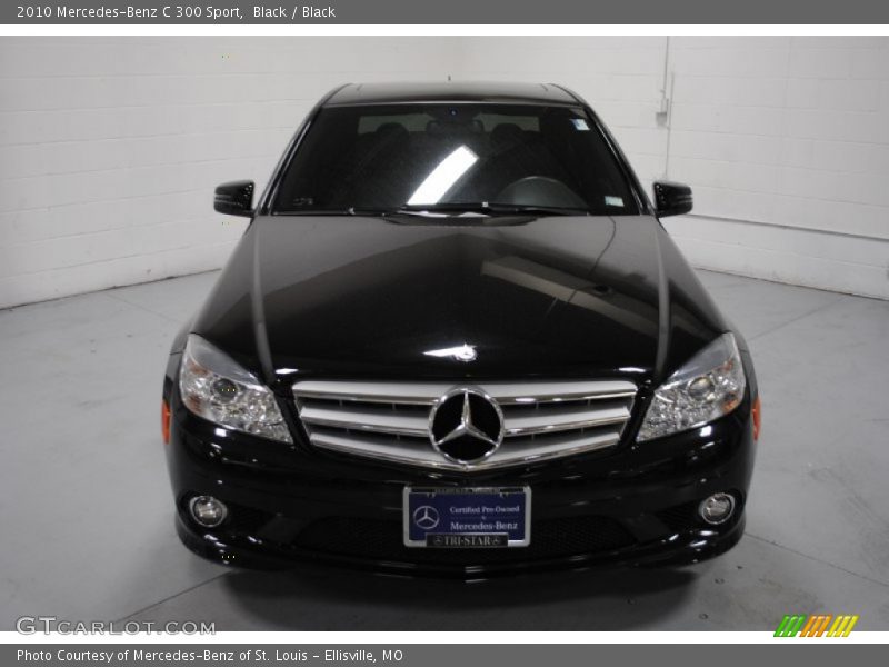 Black / Black 2010 Mercedes-Benz C 300 Sport