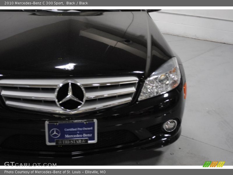 Black / Black 2010 Mercedes-Benz C 300 Sport