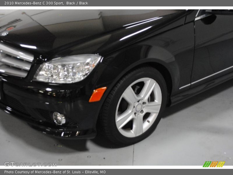 Black / Black 2010 Mercedes-Benz C 300 Sport