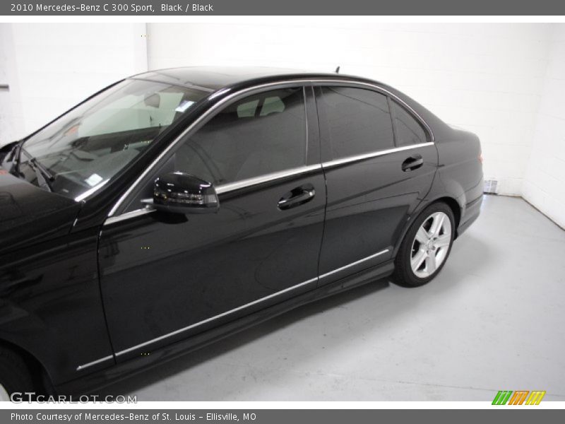 Black / Black 2010 Mercedes-Benz C 300 Sport